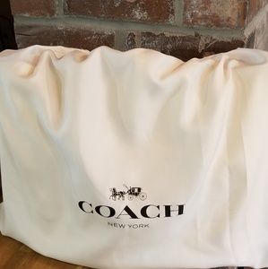 Lemon yellow COACH tote